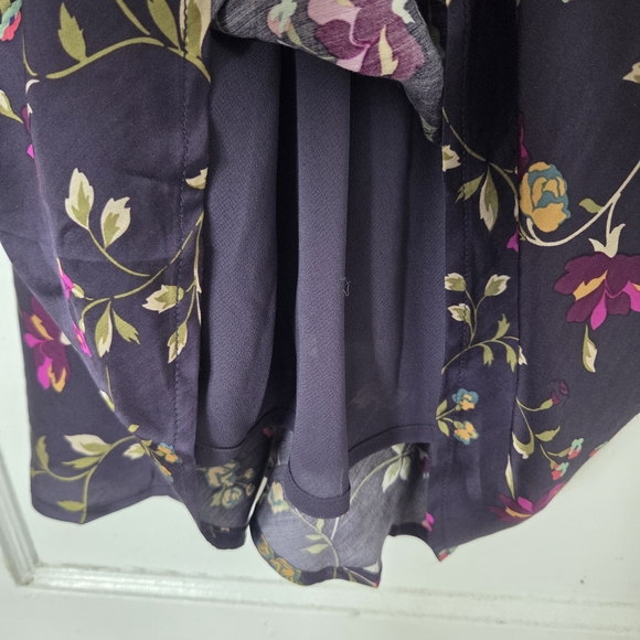 Dress Forum Plum Floral Midi Dress Medium - Picture 9 of 11